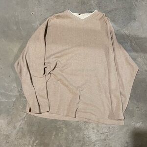 beige haggar sweater XL